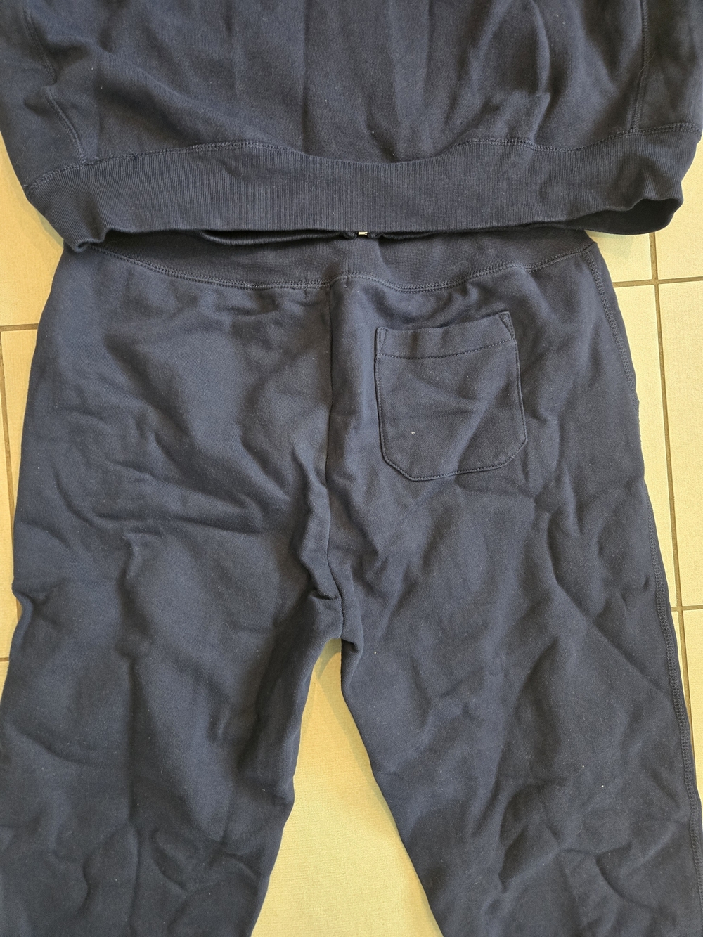 Ralph Lauren Navy Polo Logo Zip Hoodie & Joggers Set - Picture 10 of 12